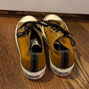 Converse All Star Women’s  Platform Leather Tan Sneakers